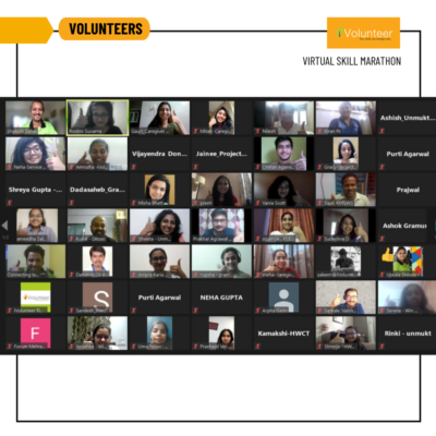 Reunión virtual de voluntarios de todo el país