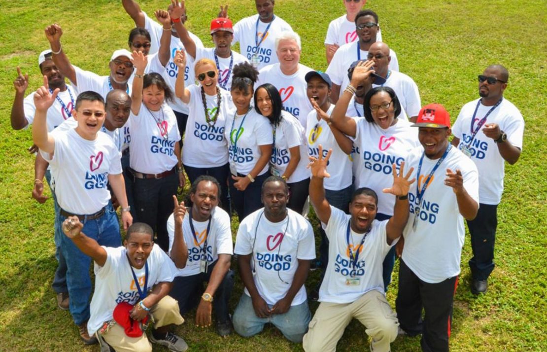 In Nassau, Bahamas, volunteers came together to repair a children's home.