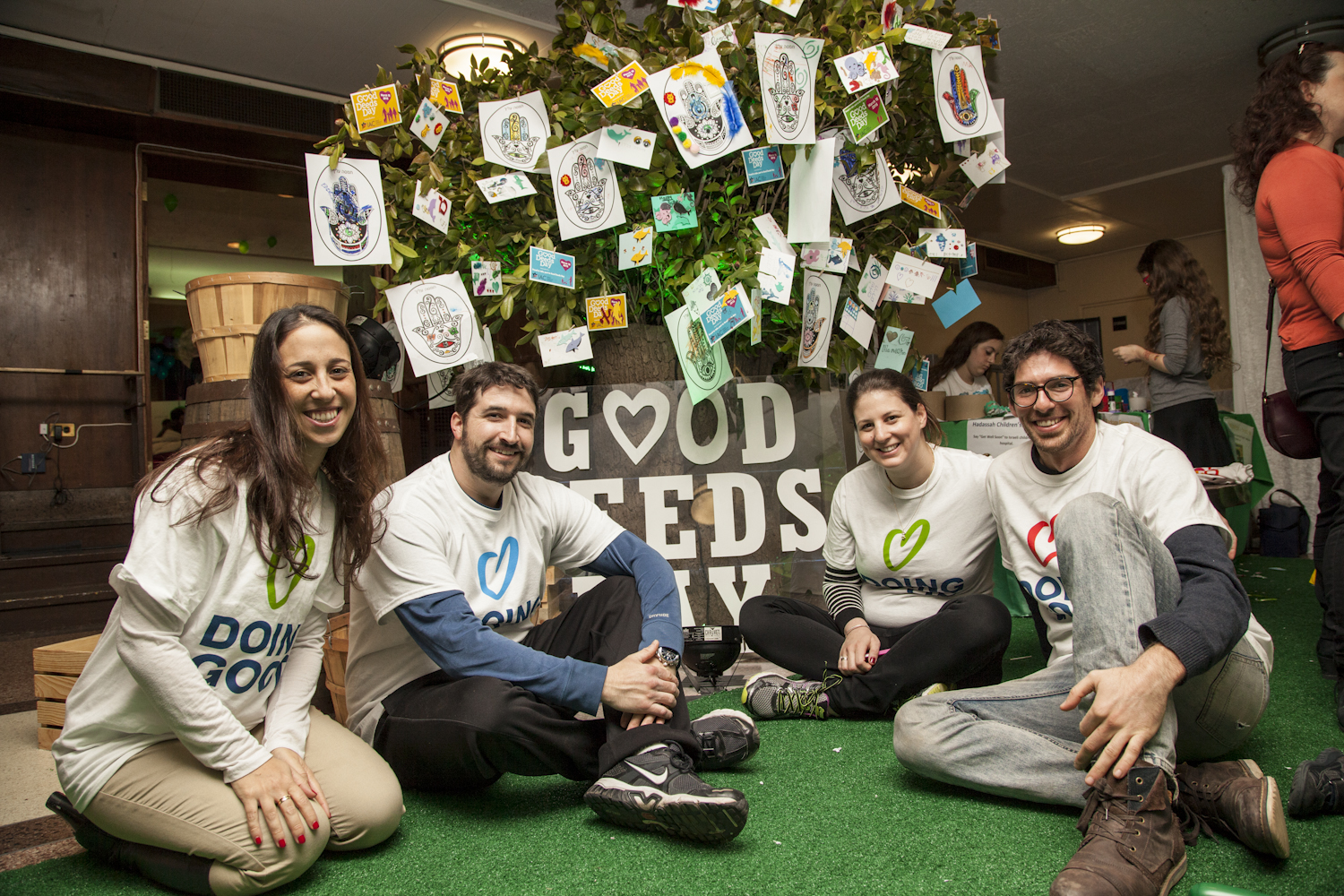 IAC New York employees create a board to show love for doing good.