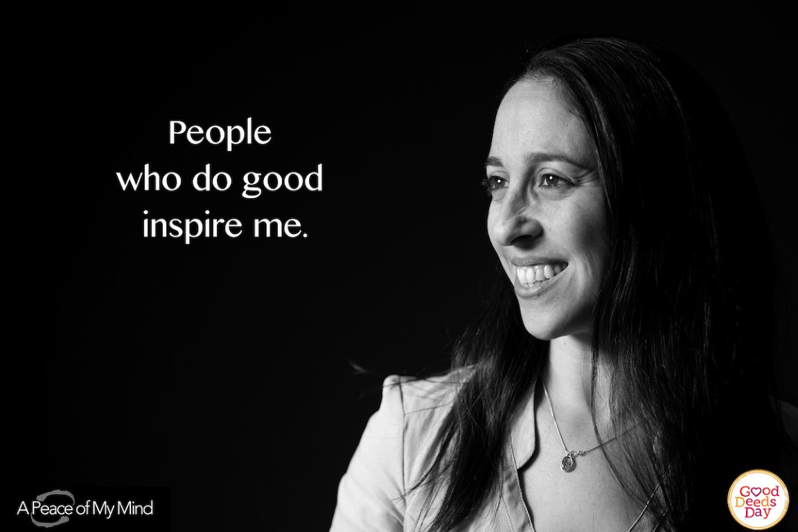 People who do good inspire me.