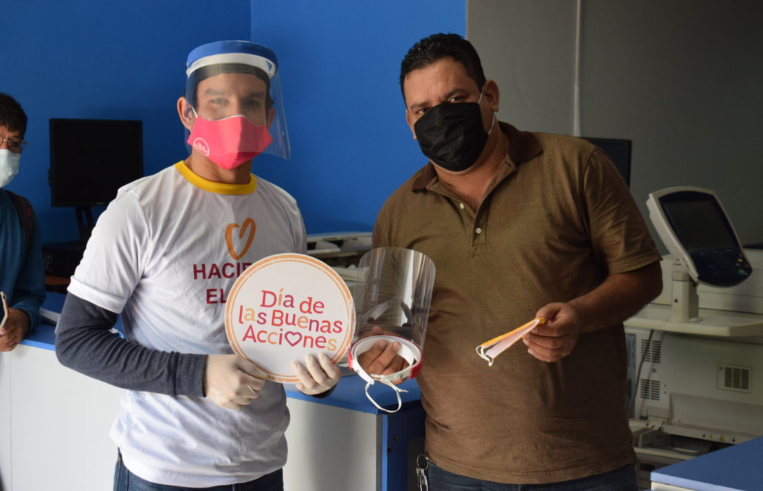 donation of protective masks against the covid