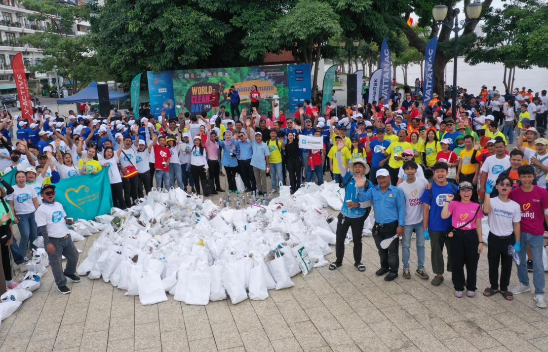 GDD Cambodia taking part in World Cleanup Day